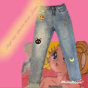 ✨✨Sailor Moon Jeans!✨✨ EUC Size 3